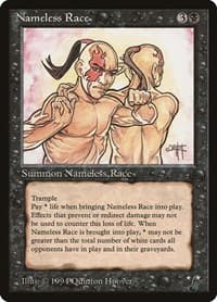 Nameless Race - The Dark - Magic: The Gathering card