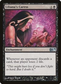 Liliana's Caress - Magic 2011 (M11) - Magic: The Gathering card