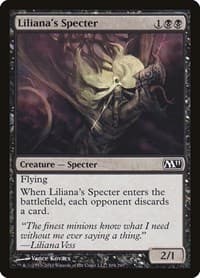 Liliana's Specter - Magic 2011 (M11) - Magic: The Gathering card