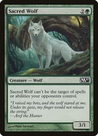 Sacred Wolf - Magic 2011 (M11) - Magic: The Gathering card