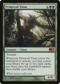 Primeval Titan - Magic 2011 (M11) - Magic: The Gathering card