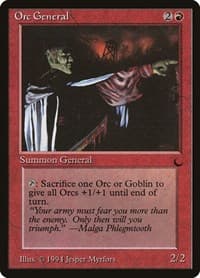 Orc General - The Dark - Magic: The Gathering card