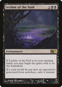 Leyline of the Void - Magic 2011 (M11) - Magic: The Gathering card