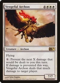 Vengeful Archon - Magic 2011 (M11) - Magic: The Gathering card