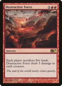 Destructive Force - Magic 2011 (M11) - Magic: The Gathering card