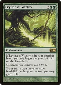 Leyline of Vitality - Magic 2011 (M11) - Magic: The Gathering card