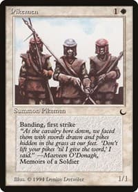 Pikemen - The Dark - Magic: The Gathering card