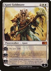 Ajani Goldmane - Magic 2011 (M11) - Magic: The Gathering card