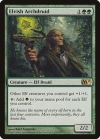 Elvish Archdruid - Magic 2011 (M11) - Magic: The Gathering card