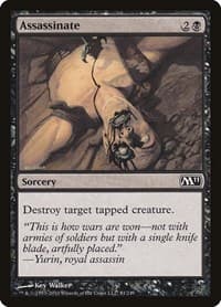 Assassinate - Magic 2011 (M11) - Magic: The Gathering card