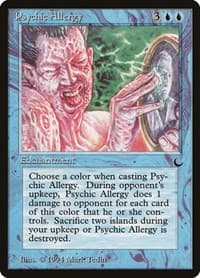Psychic Allergy - The Dark - Magic: The Gathering card