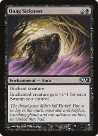 Quag Sickness - Magic 2011 (M11) - Magic: The Gathering card