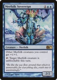 Merfolk Sovereign - Magic 2011 (M11) - Magic: The Gathering card
