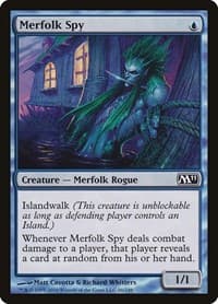 Merfolk Spy - Magic 2011 (M11) - Magic: The Gathering card