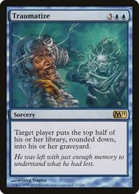 Traumatize - Magic 2011 (M11) - Magic: The Gathering card
