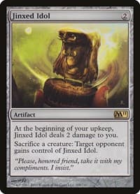 Jinxed Idol - Magic 2011 (M11) - Magic: The Gathering card
