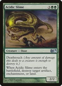 Acidic Slime - Magic 2011 (M11) - Magic: The Gathering card