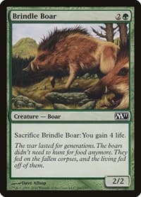 Brindle Boar - Magic 2011 (M11) - Magic: The Gathering card