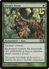 Dryad's Favor - Magic 2011 (M11) - Magic: The Gathering card