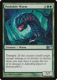 Duskdale Wurm - Magic 2011 (M11) - Magic: The Gathering card