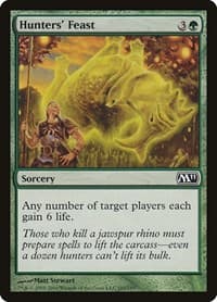 Hunters' Feast - Magic 2011 (M11) - Magic: The Gathering card