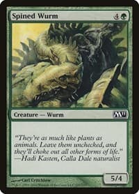 Spined Wurm - Magic 2011 (M11) - Magic: The Gathering card