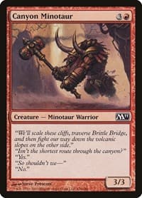 Canyon Minotaur - Magic 2011 (M11) - Magic: The Gathering card