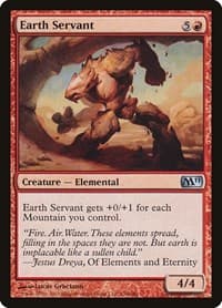 Earth Servant - Magic 2011 (M11) - Magic: The Gathering card