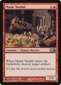Manic Vandal - Magic 2011 (M11) - Magic: The Gathering card