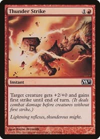Thunder Strike - Magic 2011 (M11) - Magic: The Gathering card