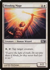 Blinding Mage - Magic 2011 (M11) - Magic: The Gathering card
