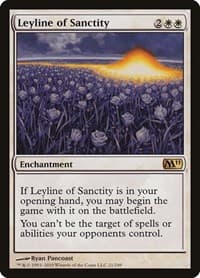 Leyline of Sanctity - Magic 2011 (M11) - Magic: The Gathering card