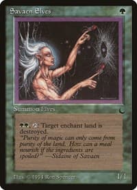 Savaen Elves - The Dark - Magic: The Gathering card