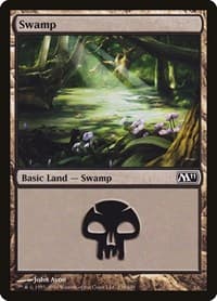 Swamp (238) - Magic 2011 (M11) - Magic: The Gathering card
