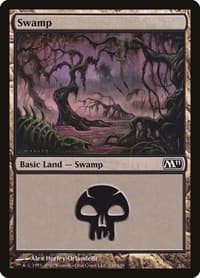 Swamp (240) - Magic 2011 (M11) - Magic: The Gathering card