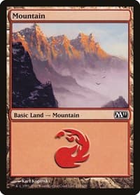 Mountain (245) - Magic 2011 (M11) - Magic: The Gathering card