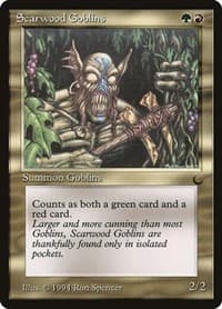 Scarwood Goblins - The Dark - Magic: The Gathering card