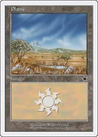 Plains (154) - Starter 1999 - Magic: The Gathering card