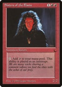 Sisters of the Flame - The Dark - Magic: The Gathering card