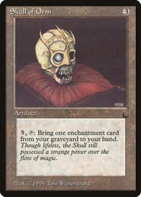 Skull of Orm - The Dark - Magic: The Gathering card