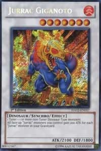 Jurrac Giganoto - Hidden Arsenal 2 - YuGiOh card