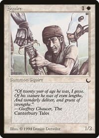 Squire - The Dark - Magic: The Gathering card