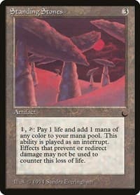 Standing Stones - The Dark - Magic: The Gathering card