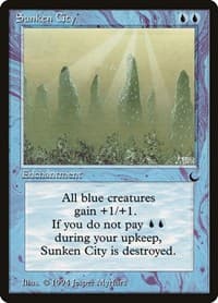 Sunken City - The Dark - Magic: The Gathering card