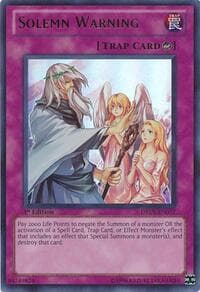 Solemn Warning - Duelist Revolution - YuGiOh card