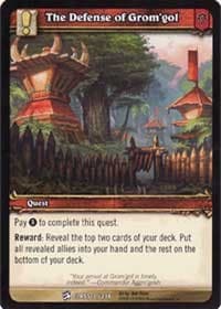 The Defense of Grom'gol - Class Starter Decks - WoW card