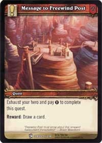 Message to Freewind Post - Class Starter Decks - WoW card