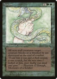 Venom - The Dark - Magic: The Gathering card