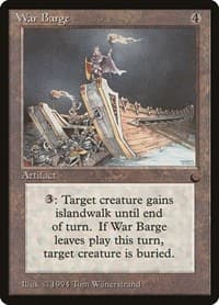 War Barge - The Dark - Magic: The Gathering card