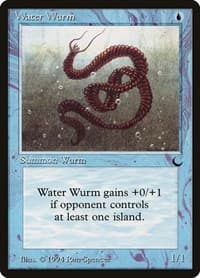 Water Wurm - The Dark - Magic: The Gathering card